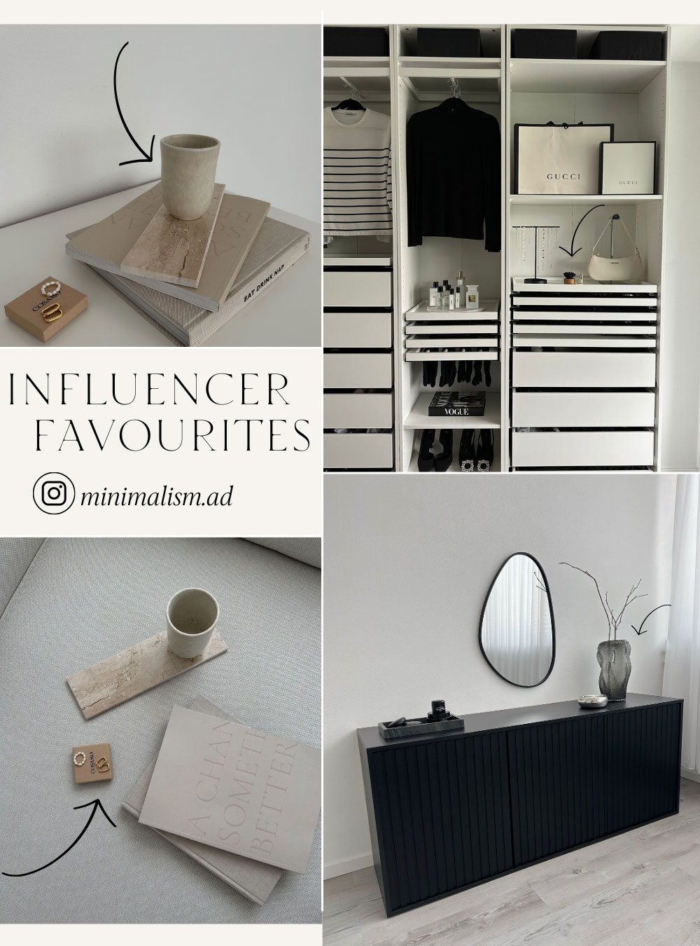 Imagebild für Influencer Favourites | minimalism.ad