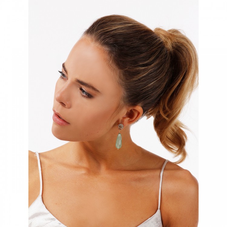 alternatives Produktbild von Mint Green Lagoon Earrings